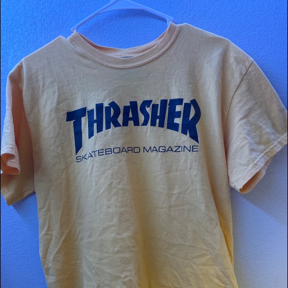 Yellow thrasher tshirt